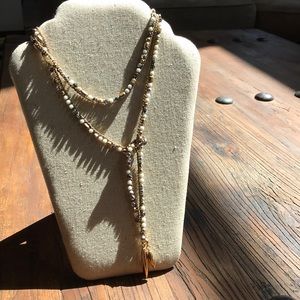 Zoe lariat necklace